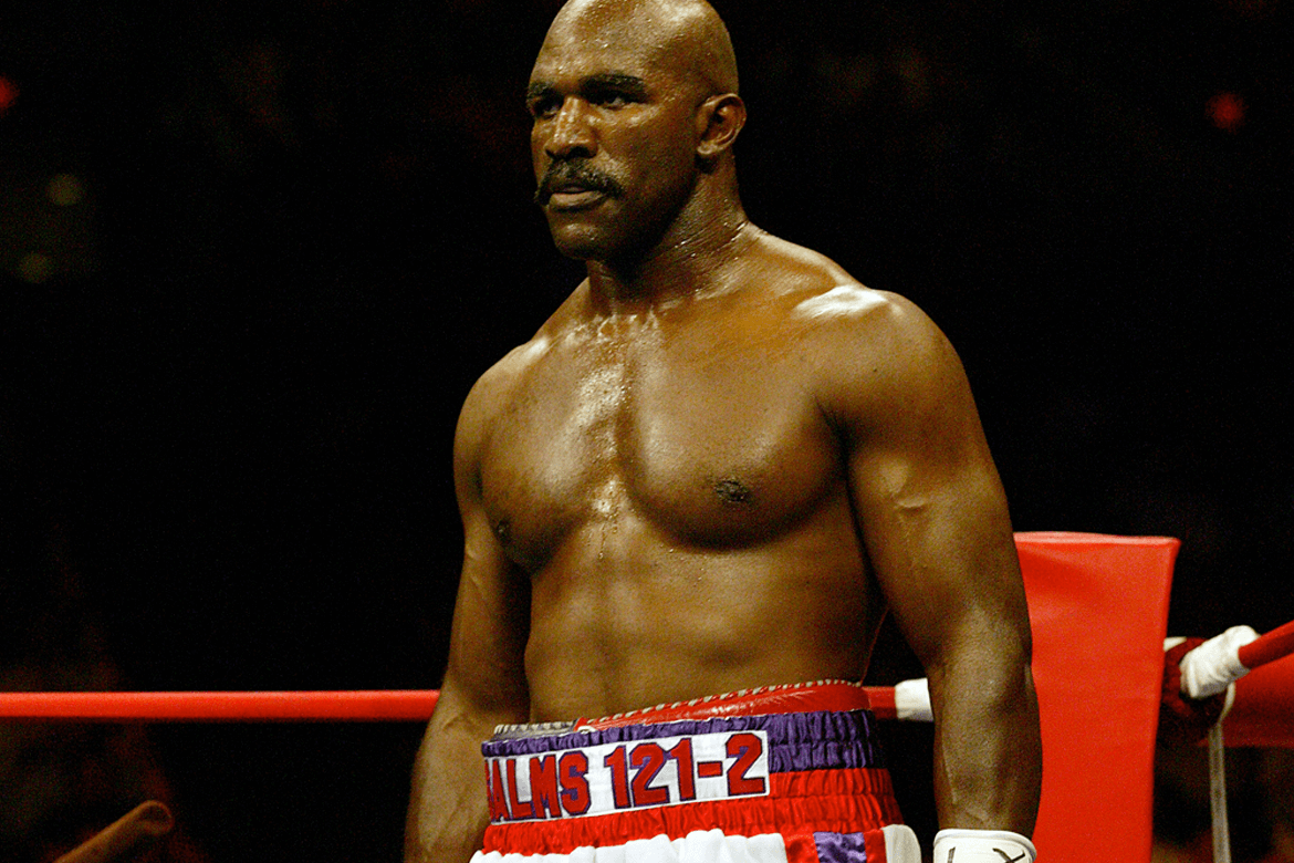 Evander Holyfield in the ring