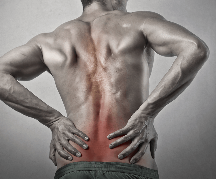 Main experiencing nerve pain in lower back