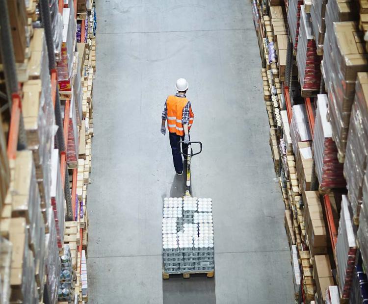 man working in warehouse