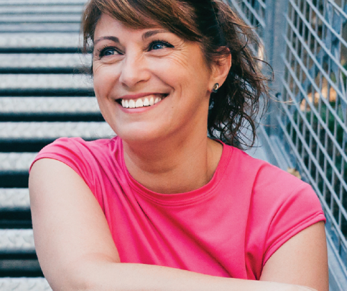 Woman smiling